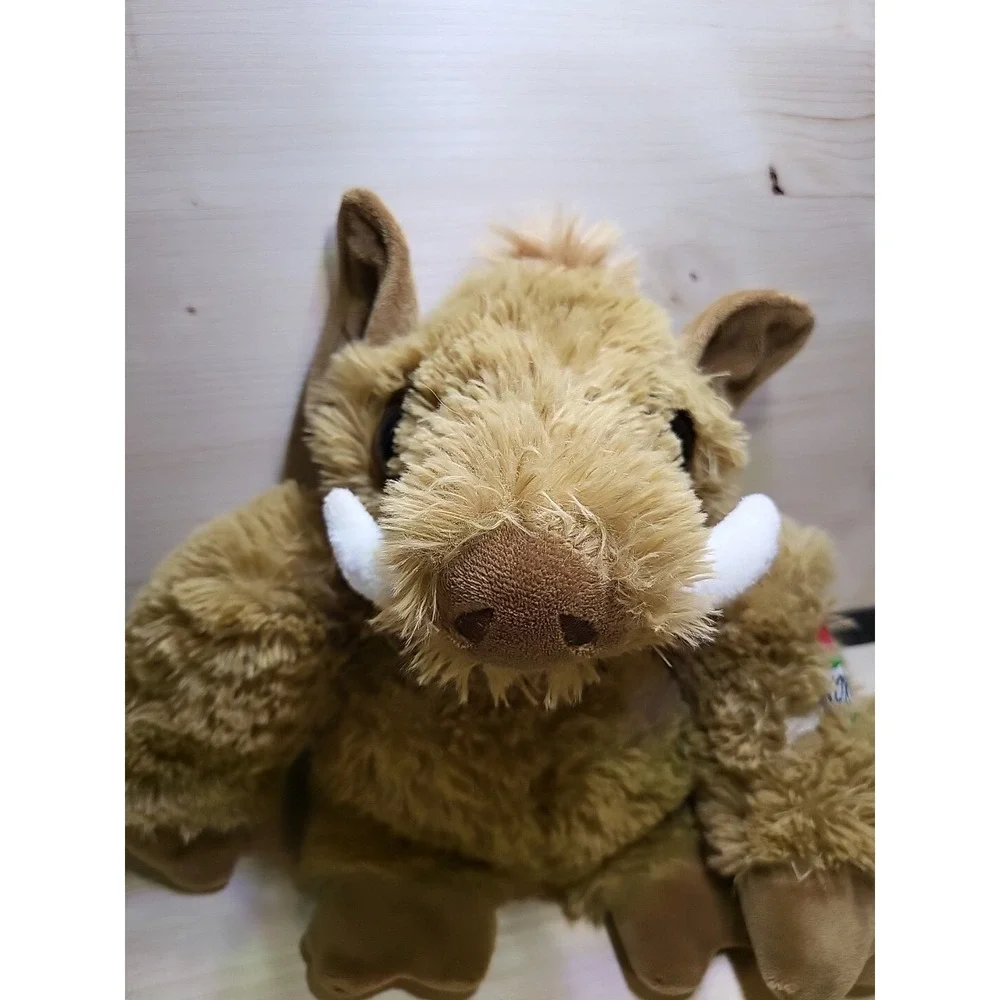 DanDee Warthog Plush 2018 XOXO Tattoo Tan Stuffed Animal Boar Valentine Wild Pig